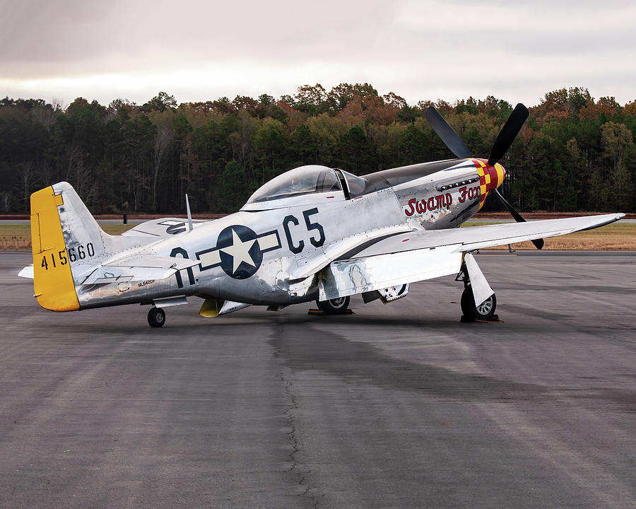 P-51 Photograph - P-51 swamp fox - 001 by Flees Photos