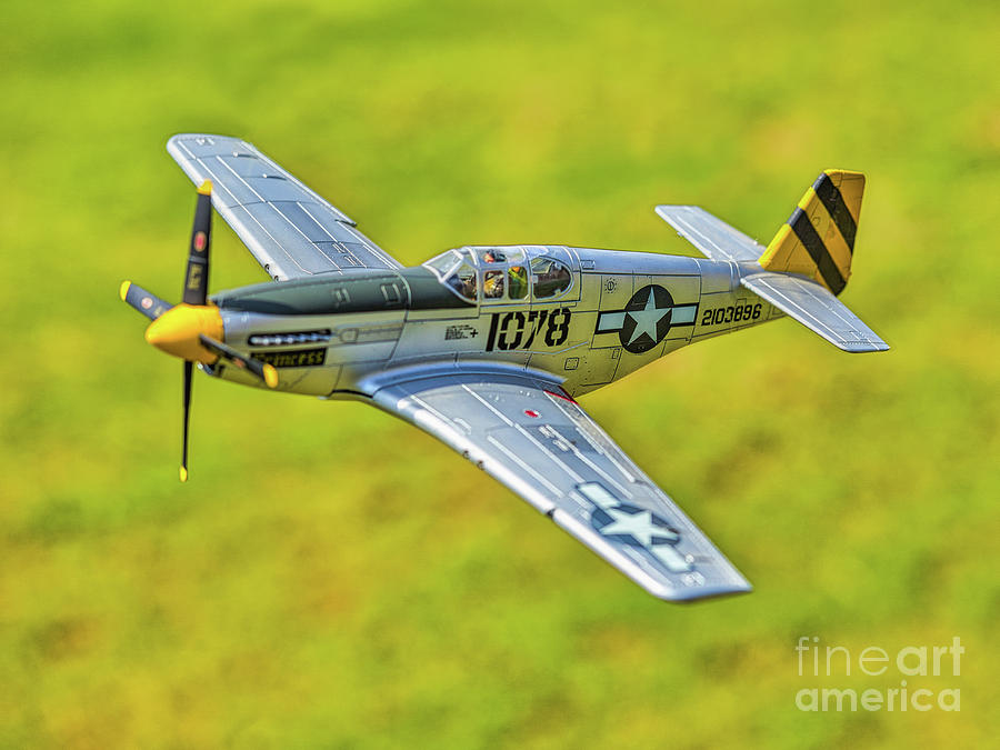 P-51C Mustang Scale Model Flight Three Photograph by Randy Steele