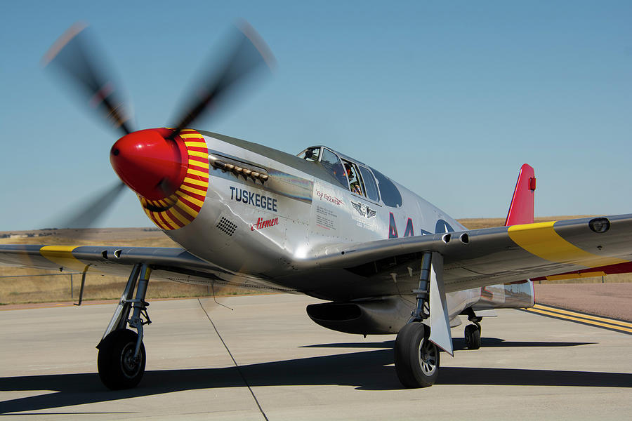 P-51C Red Tail 1 Photograph by Brian Howerton
