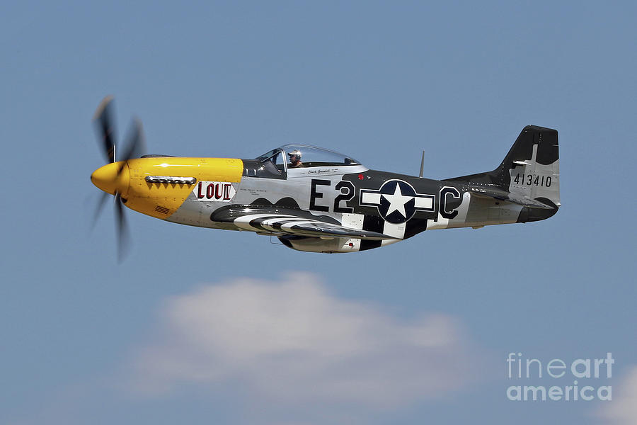 P-51D Mustang LOU IV Photograph by David Brown - Pixels