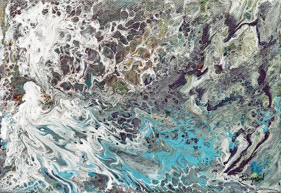 P1- Earth View Painting by Jason Williamson