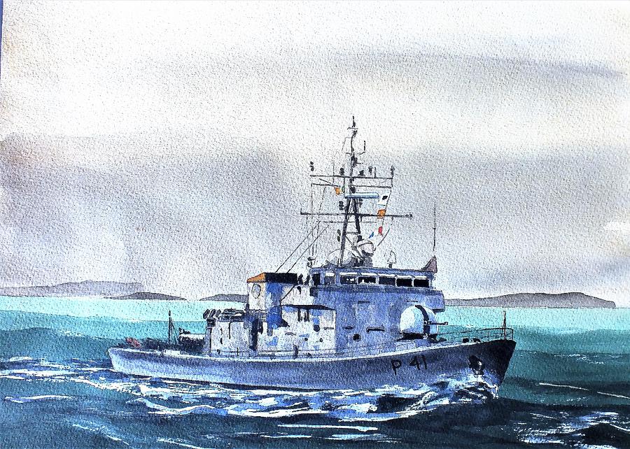 P41 Painting by Val Byrne
