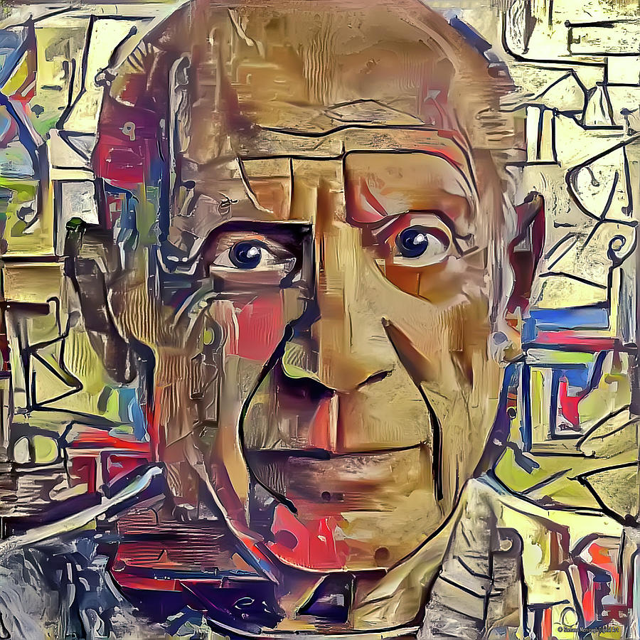 Pablo Picasso 1a Digital Art by Stefano Menicagli | Fine Art America