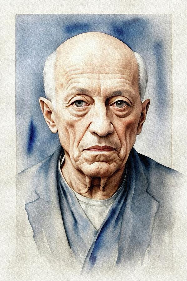 Pablo Picasso, Artist Painting by Sarah Kirk - Fine Art America