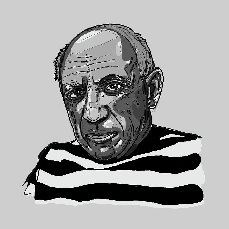 Pablo Picasso Digital Art by Creative Spirit