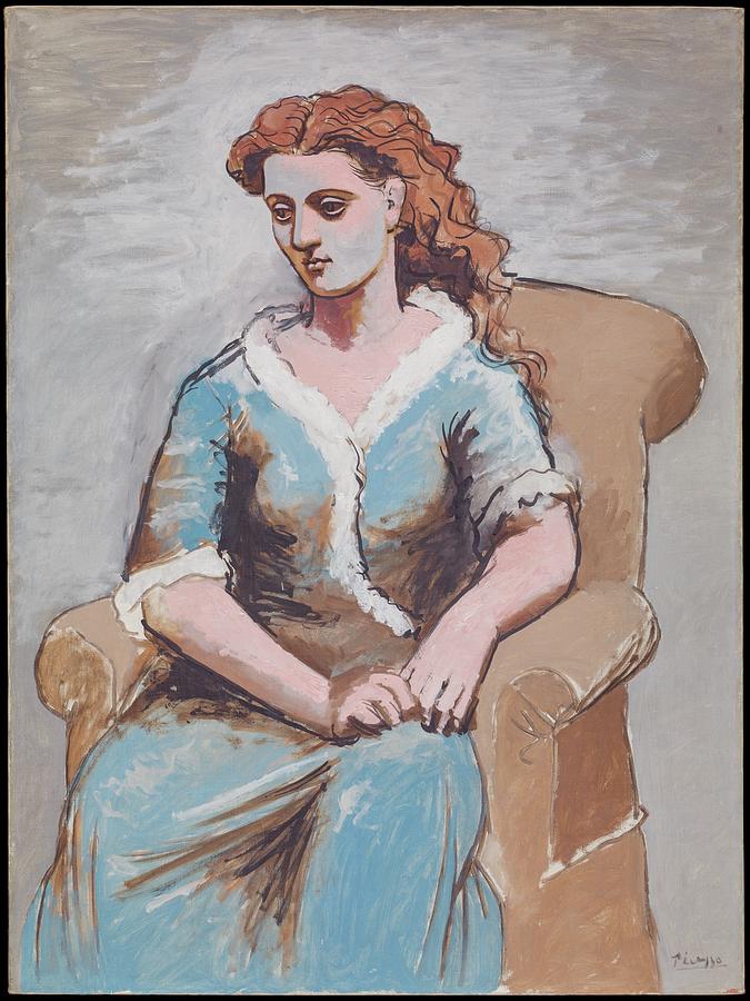 Pablo Picasso Woman Seated In An Armchair 1923 Painting By Artistic   Pablo Picasso Woman Seated In An Armchair 1923 Artistic Rifki 