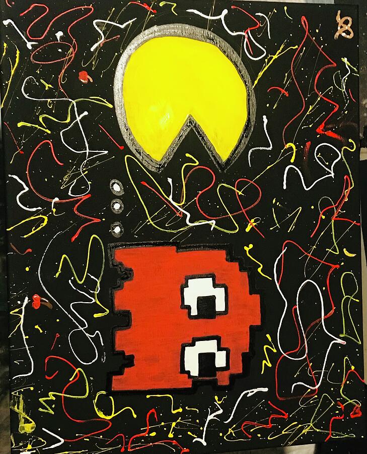 Pac Man Painting by Na Na - Pixels