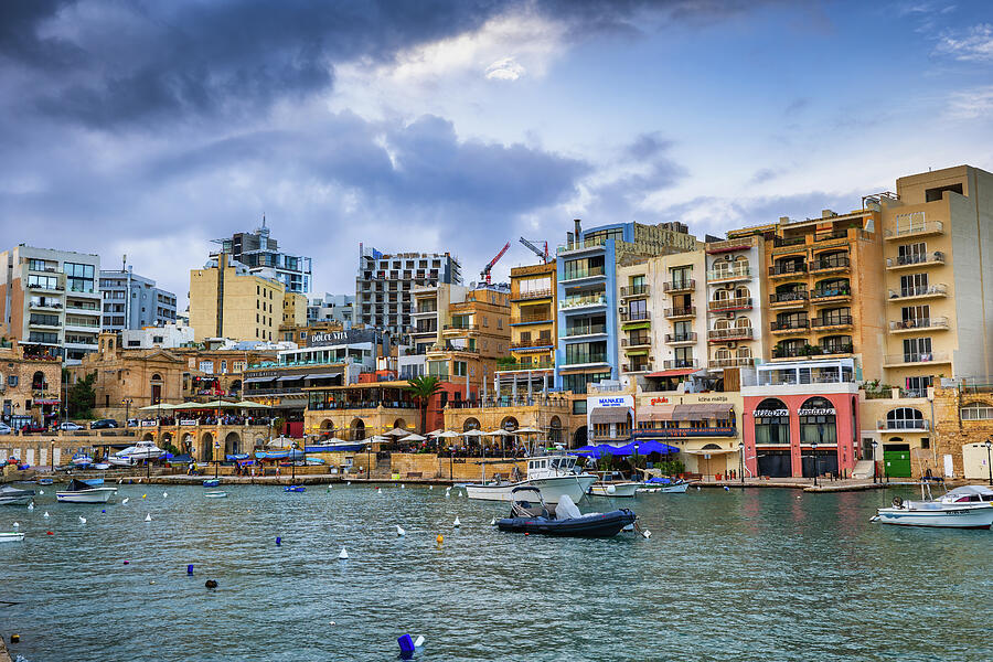 Paceville In St Julian, Malta Photograph by Artur Bogacki - Fine Art ...