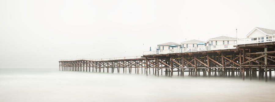 San Diego Photograph - Pacific Beach Pier Long Exposure by William Dunigan