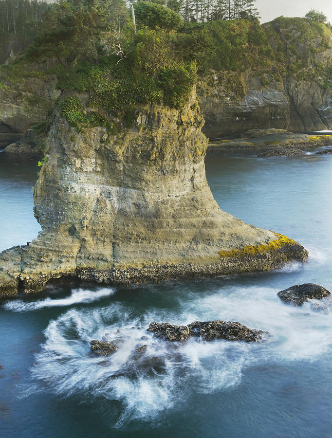 Pacific coast, Cape Flattery, Washington, NW tip of 48 states Photograph by Kevin Schafer