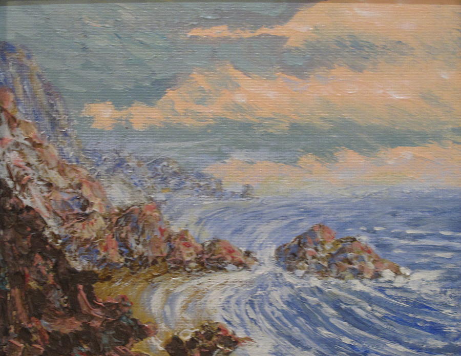 Pacific Coast Painting by Ian  MacDonald