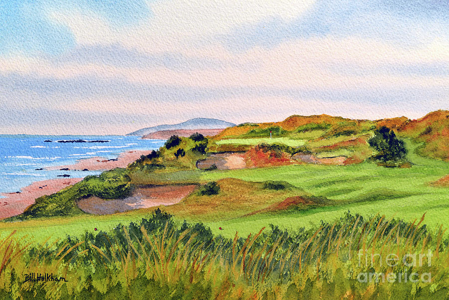Pacific Dunes Golf Course Hole 11 Painting