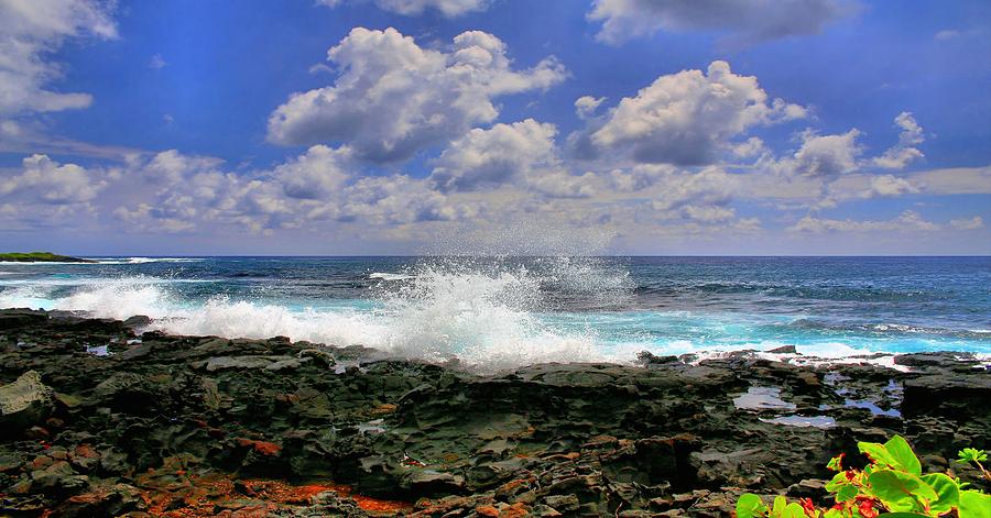 Pacific Island Splash Photograph by DJ Florek