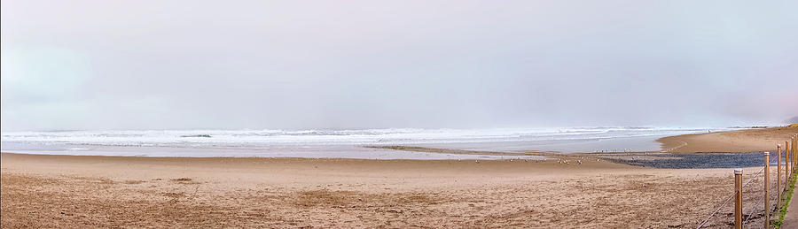 Pacific Ocean Beach in Oregon Photograph by Cathy Anderson