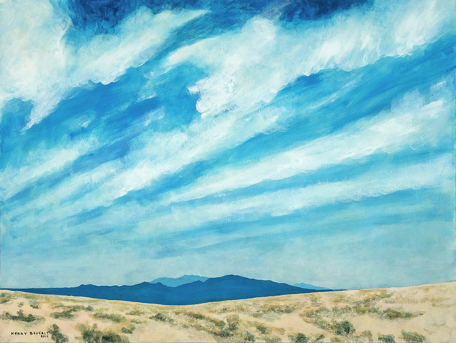 Pacific Ocean Clouds Painting by Kerry Beverly