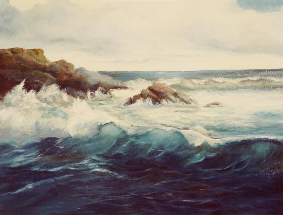 Pacific Ocean Painting by Mary Pierini Allen | Fine Art America