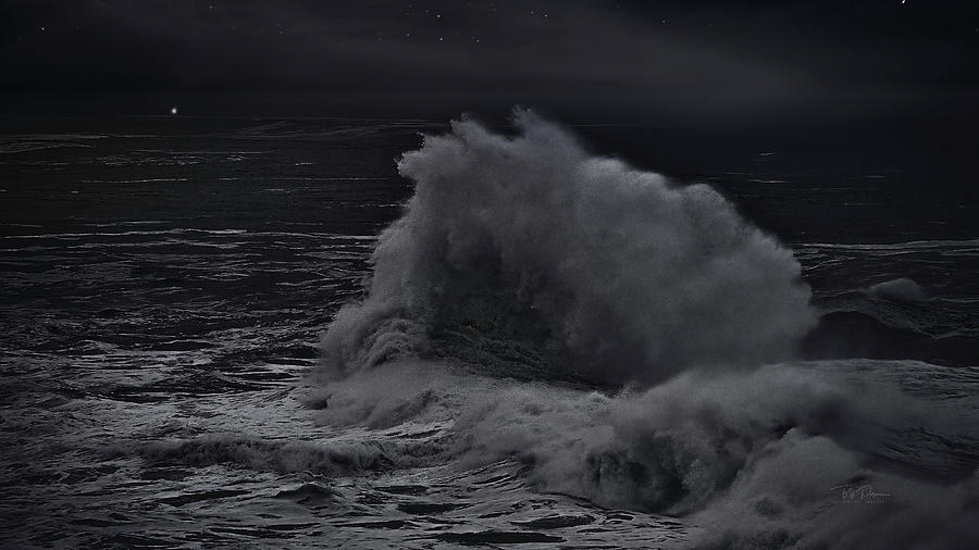 Pacific Ocean Night Sparkle Photograph by Bill Posner
