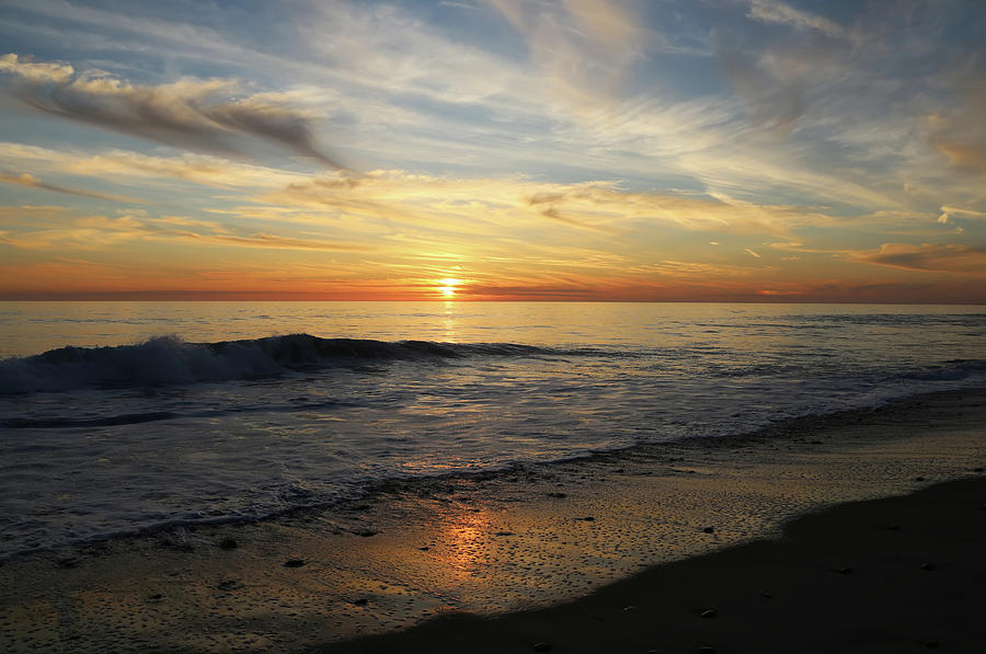 Pacific Ocean Sunset Photograph by Michael Peak | Fine Art America