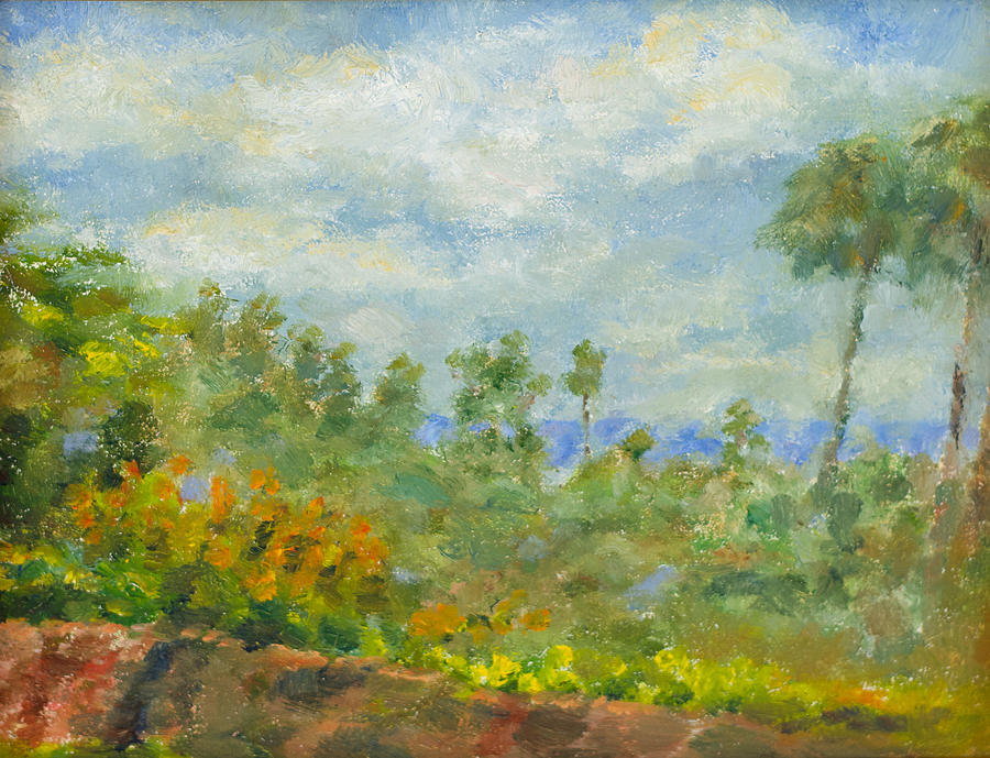 Pacific Palisades Air Painting by Edward White