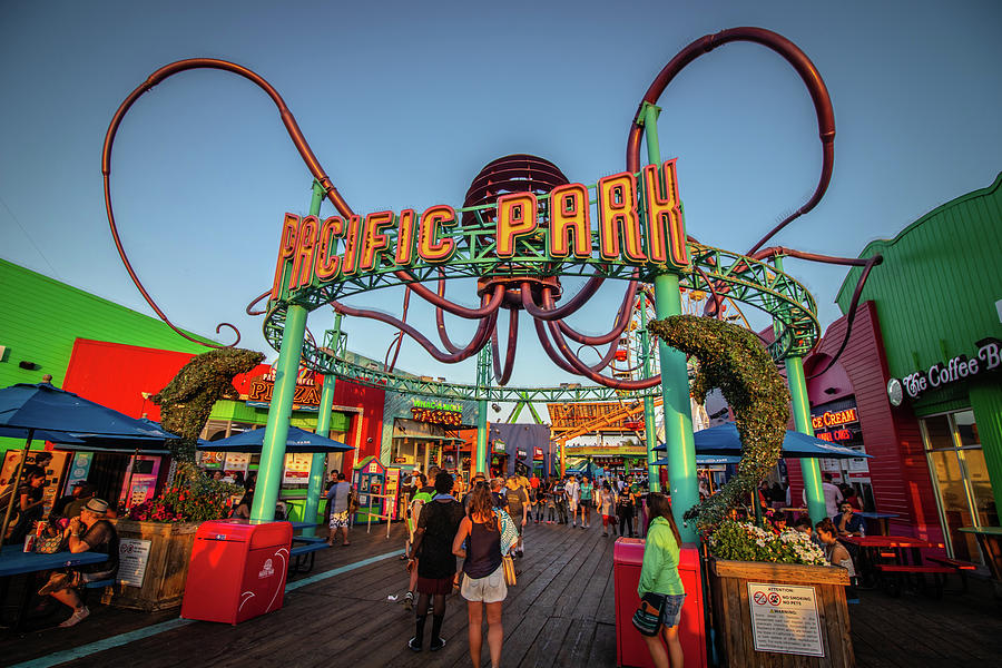 Pacific Park in Venice beach, los angeles Photograph by Jairam Poupart ...