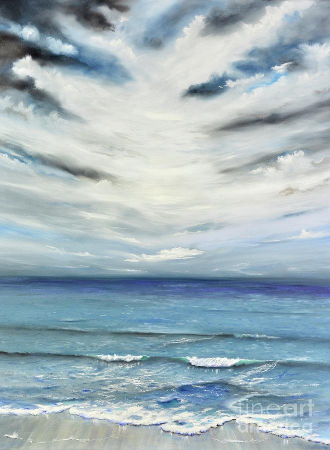 Pacific Seascape Painting by Mary Scott