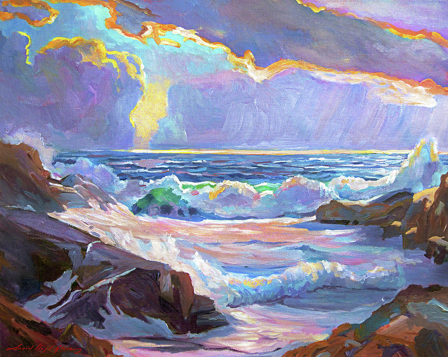 Pacific Squall Painting by David Lloyd Glover