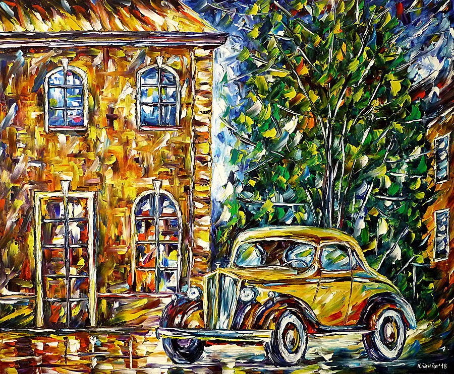 Packard 120 Sport Coupe Painting by Mirek Kuzniar