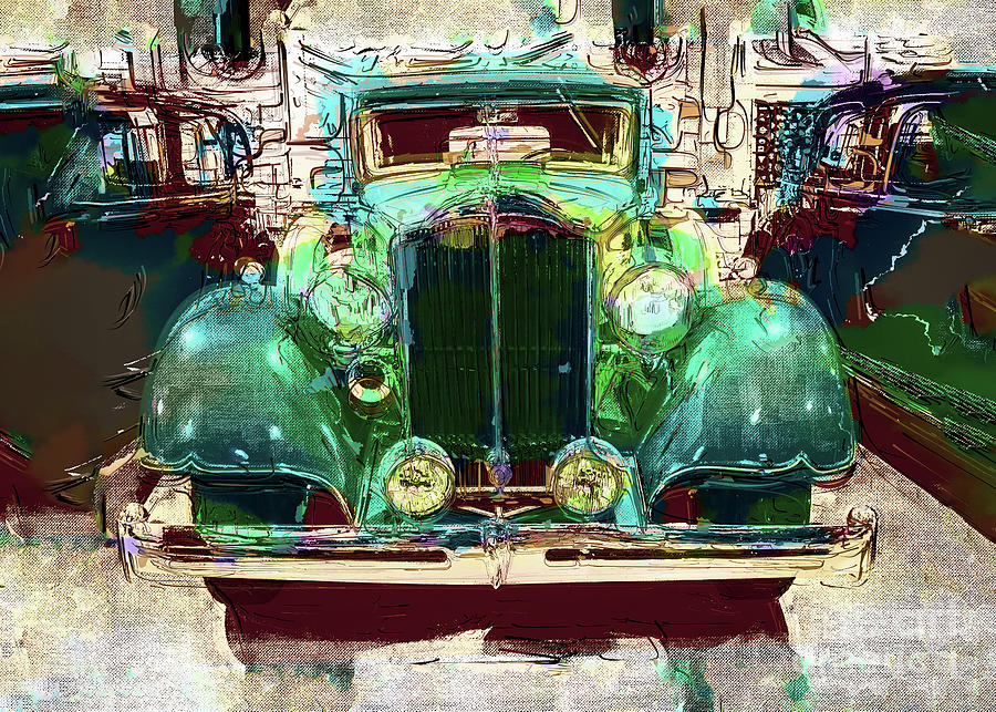 Packard 8 Digital Art by Anthony Ellis