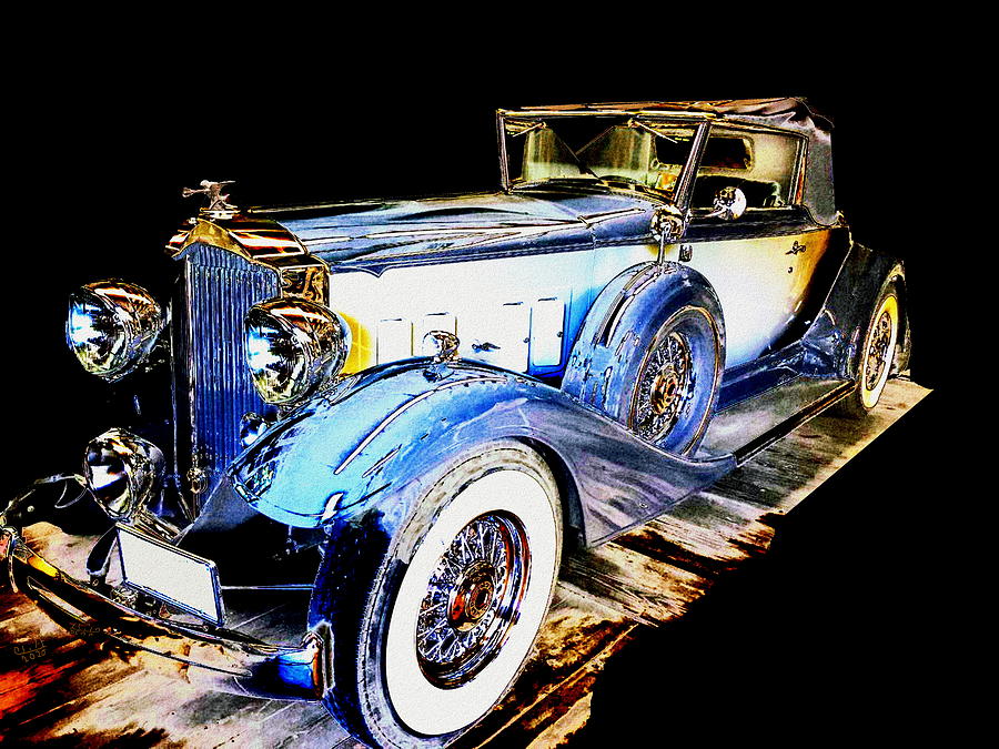 Packard Digital Art by Cliff Wilson