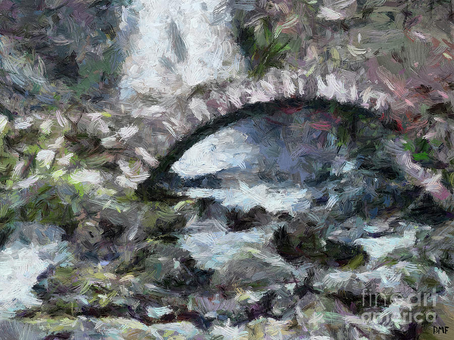 Packhorse Bridge Painting by Dragica Micki Fortuna