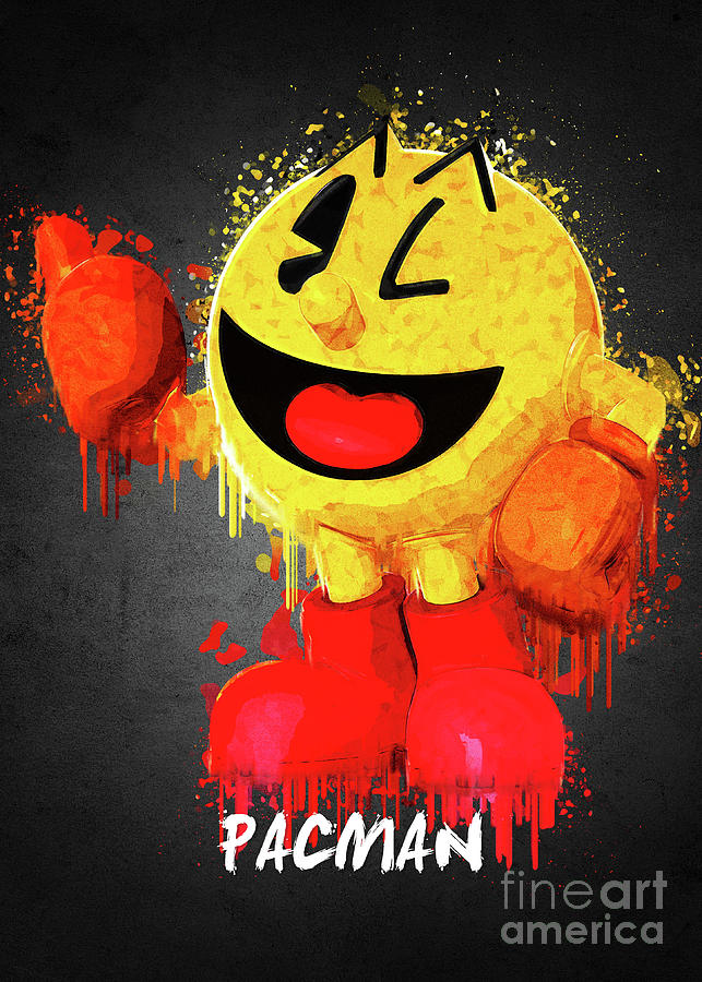 Pacman Digital Art by Gab Fernando
