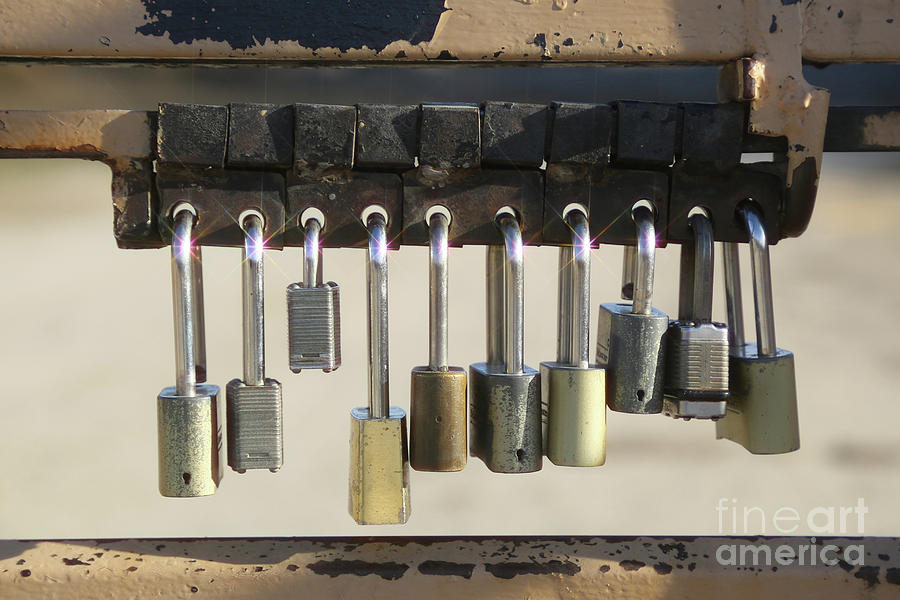 Pad Locks Photograph by Vivian Krug Cotton
