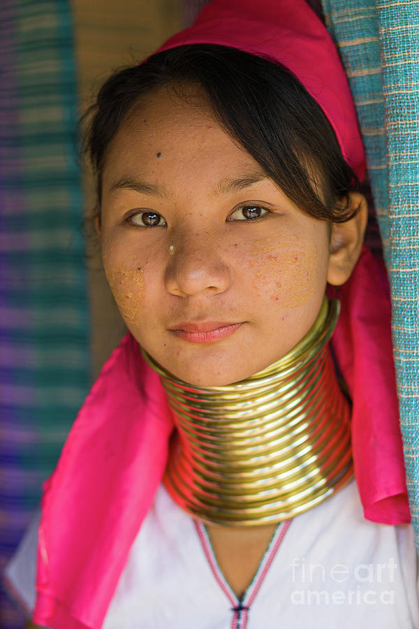 Padaung Woman, Thailand Photograph by Henk Meijer Photography