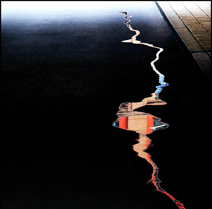 Puddle of Water Photograph by Angelika Vogel