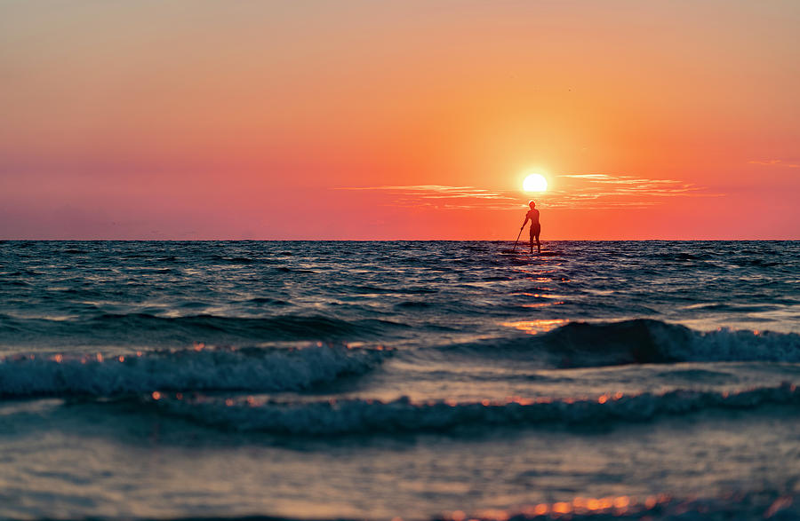 Paddle to the Sun Photograph by Todd Tucker