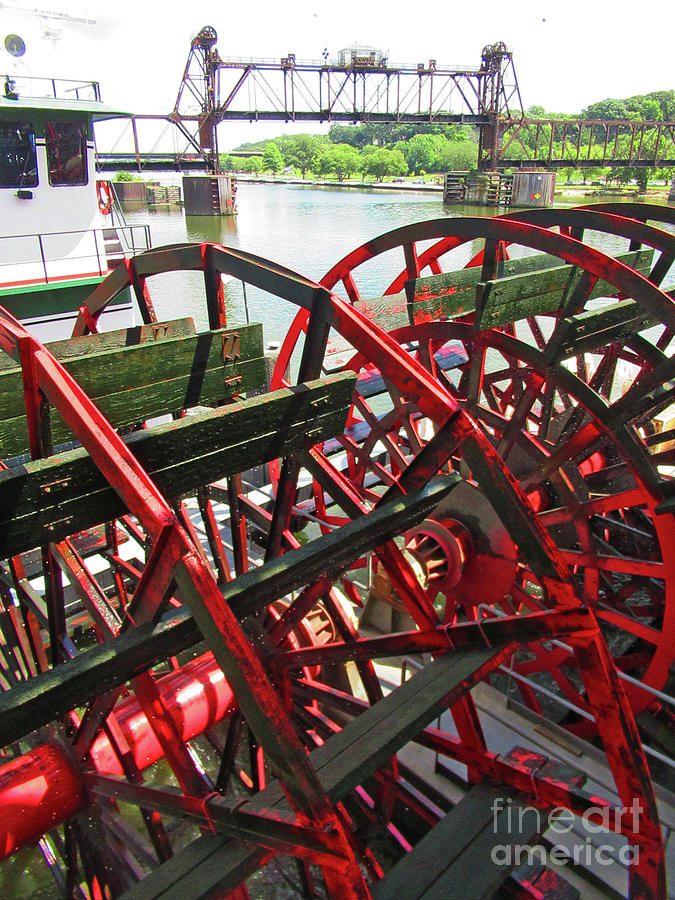Paddlewheel 5 Photograph by Randall Weidner