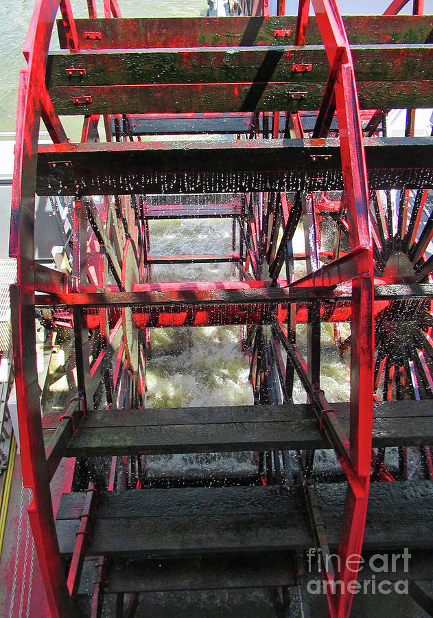 Paddlewheel 6 Photograph by Randall Weidner
