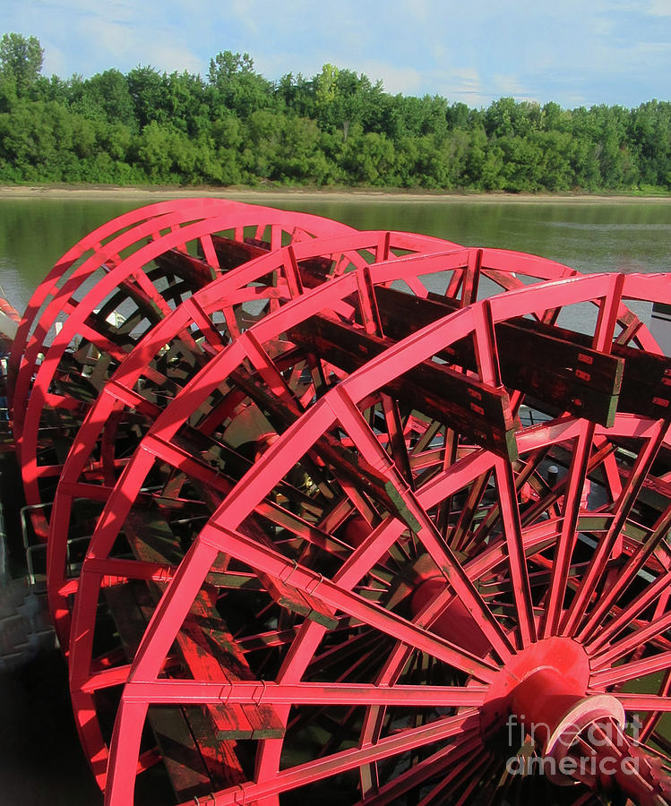 Paddlewheel 9 Photograph by Randall Weidner