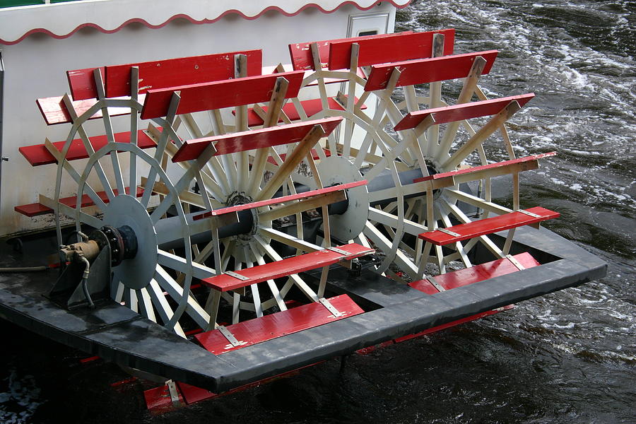 Paddlewheel Photograph - Paddlewheels by Callen Harty