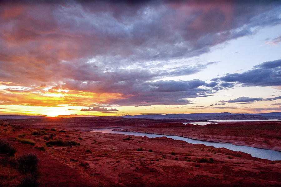 Page Rim Trail Sunset Photograph by Bradley Morris