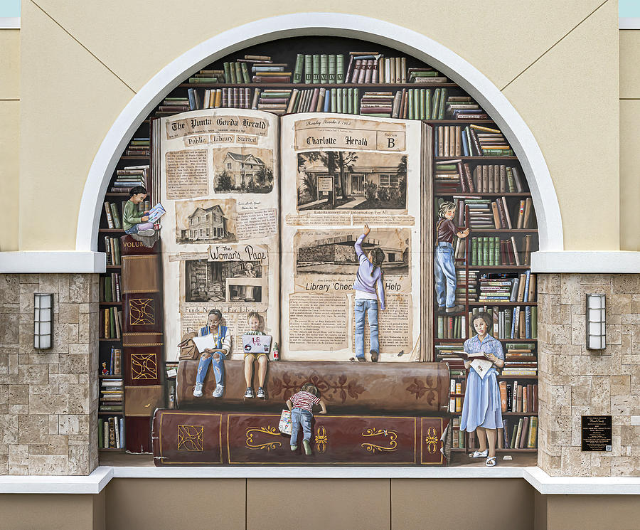 Pages From Our Librarys Past Photograph by Punta Gorda Historic Mural Society