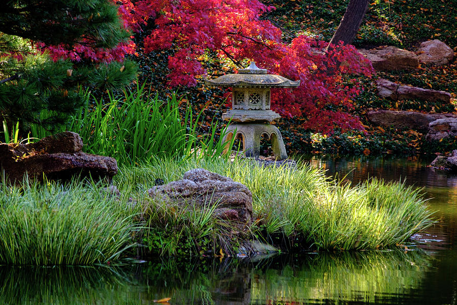 Pagoda Pond II Photograph by Johnny Boyd