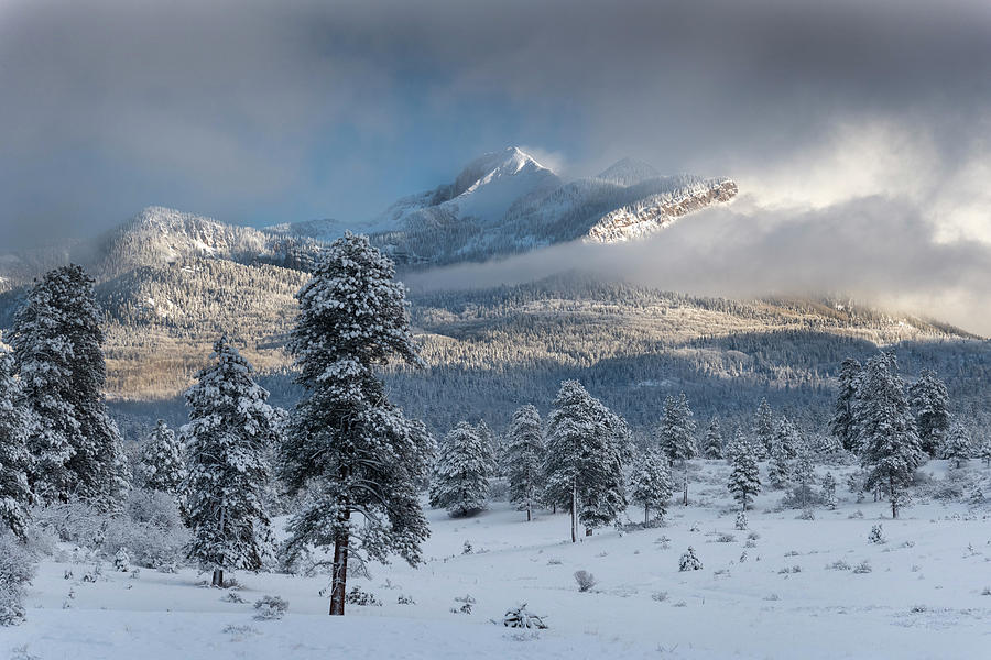 Pagosa Springs Co Photograph - Pagosa Peak Storm-1 by Mark Langford Pagosa Springs Co Photograph - Pagosa Peak Storm-1 by Mark Langford