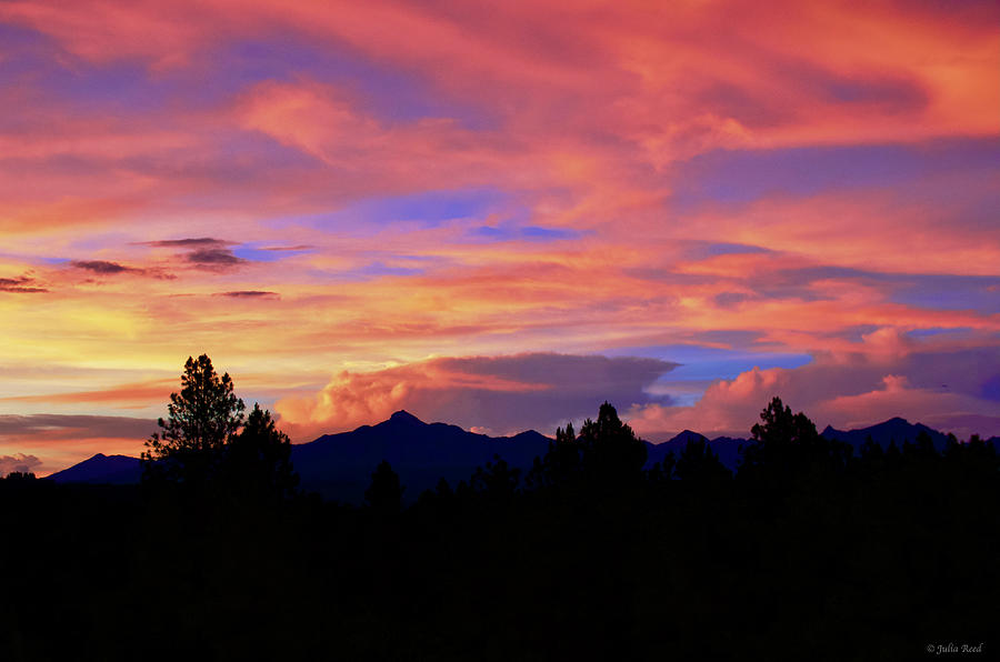 Pagosa Peak Sunset Photograph by Julia Reed - Pixels