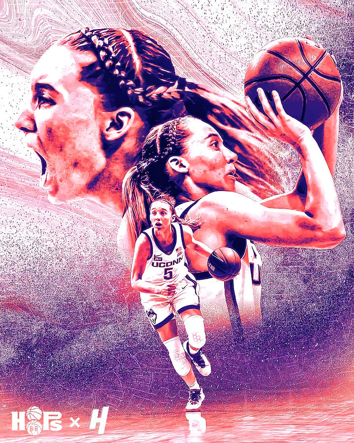 Paige Bueckers BasketBall Poster Painting by Gavin Cooper | Fine Art ...