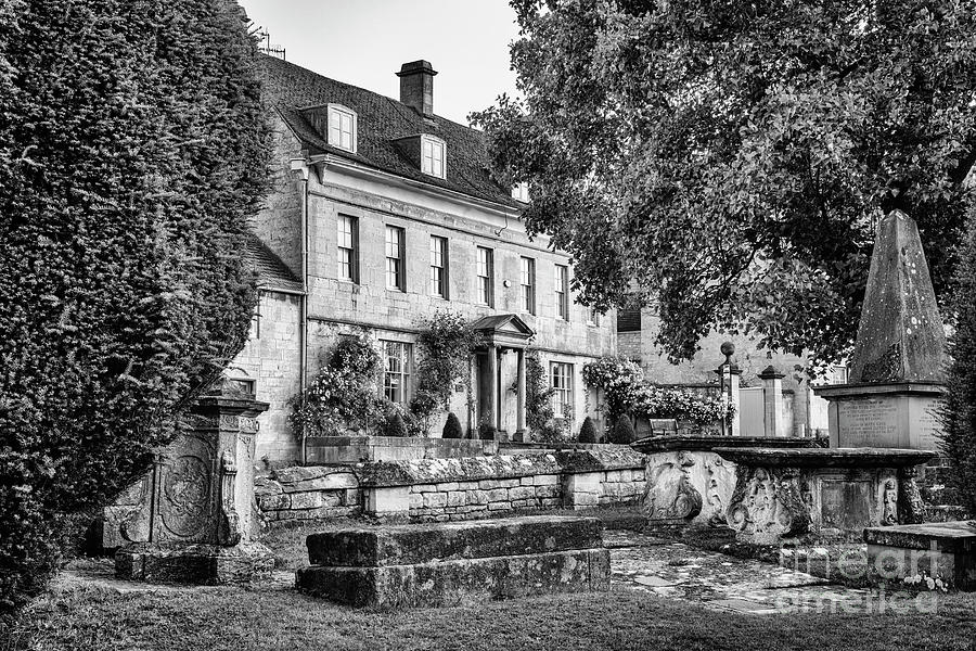 Painswick Town house Monochrome Photograph by Tim Gainey