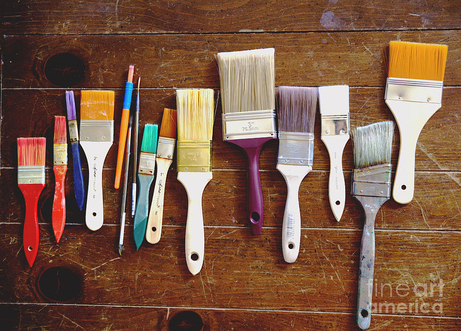 Paint Brushes #1 Photograph by Kae Cheatham