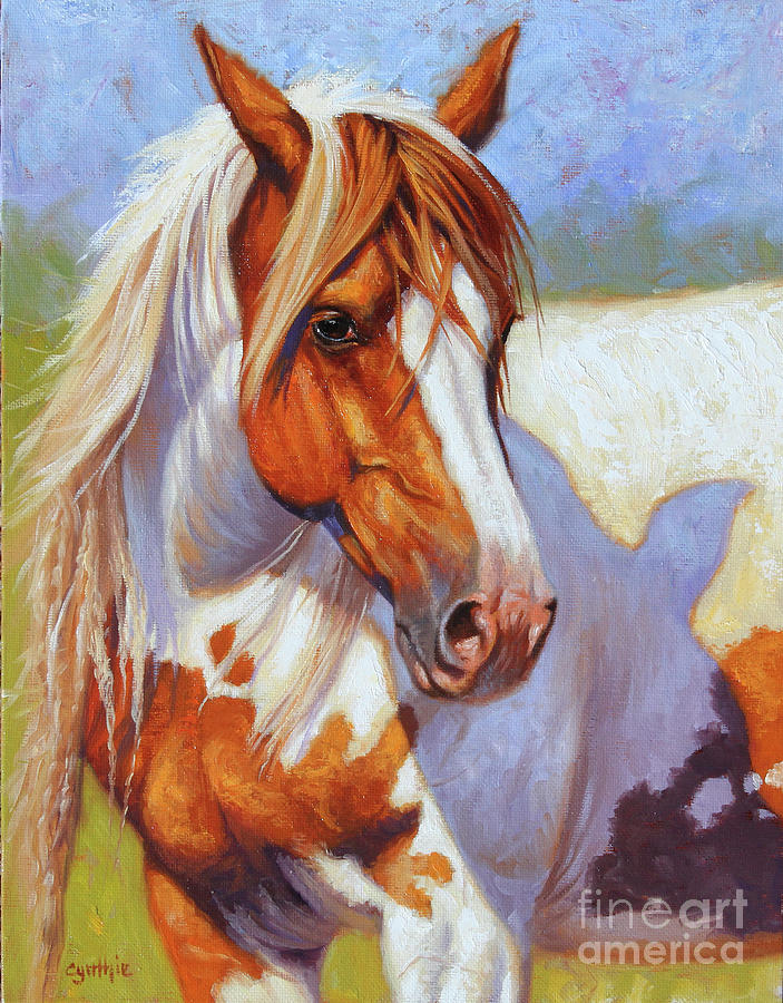 Paint Mare Painting by Cynthie Fisher