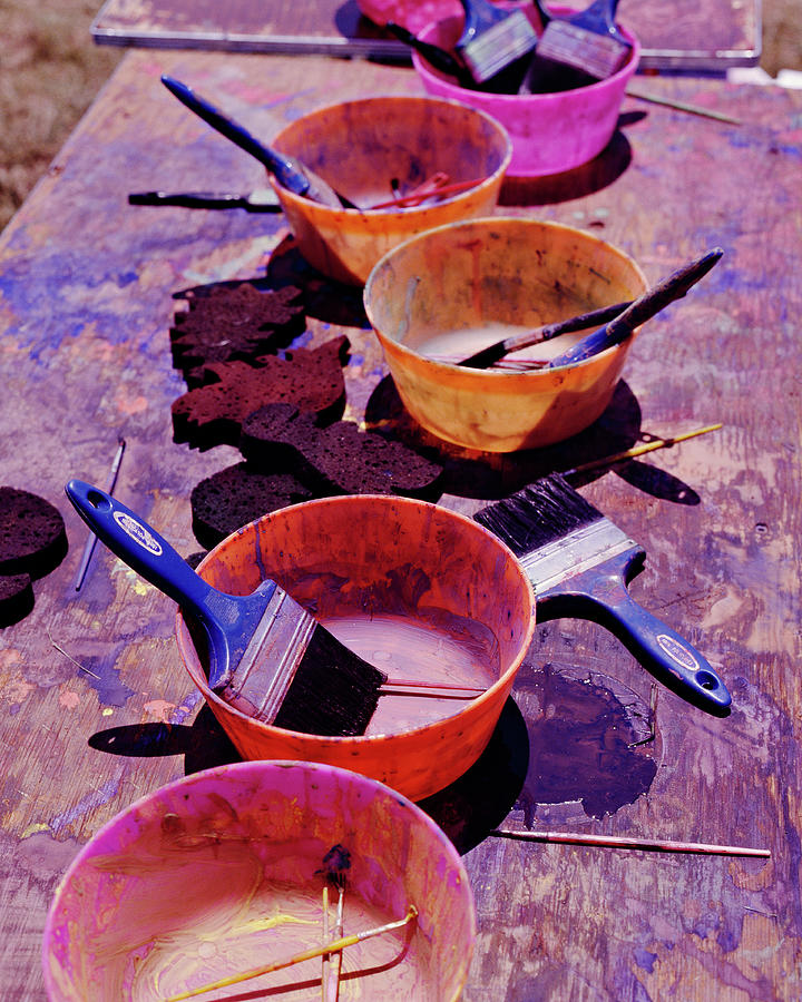 Paint Pots Photograph By Dave Jenkins Fine Art America