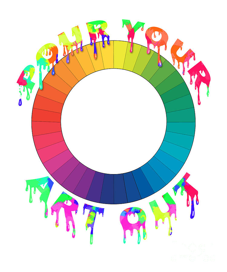 Paint Pouring Artist Fluid Art Acrylic Painter Color Wheel Macdonald Creative Studios 